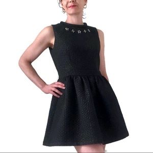 LaChapelle Sport Jewel Neck Fit & Flare Dress